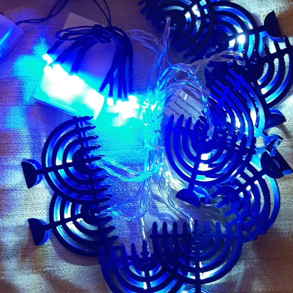 Hanukkah 🕎 String Lights- Yeshua, 